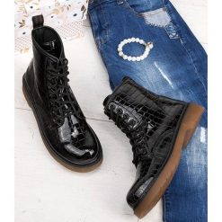 Glany damskie Foreverfolie BH310 Czarne. Czarne botki damskie Foreverfolie, z tkaniny, bez obcasa, bez zapięcia. Za 139,00 zł.