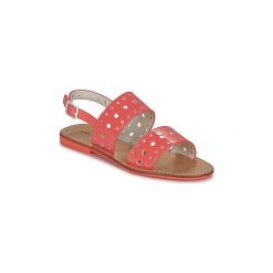 Sandały Mellow Yellow VADINA. Różowe sandały damskie Mellow Yellow, bez wzorów, bez obcasa, bez zapięcia. W wyprzedaży za 335,20 zł.
