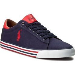 Tenisówki POLO RALPH LAUREN - Harvey A85 Y0296 C0225 W48NR Newport Navy/Rl 8161907580GB. Niebieskie półbuty męskie Polo Ralph Lauren, na co dzień, bez wzorów, z materiału, eleganckie, na sznurówki. W wyprzedaży za 279,00 zł.