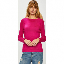 Trendyol - Sweter. Szare swetry klasyczne damskie marki Vila, l, z bawełny, z okrągłym kołnierzem. Za 59,90 zł.