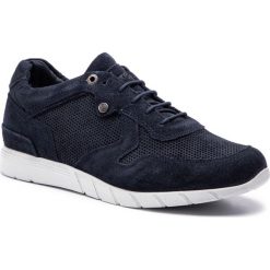 Sneakersy WRANGLER - Jive Run Suede WM91090A Navy 016. Niebieskie sneakersy męskie Wrangler, bez zapięcia. Za 329,00 zł.
