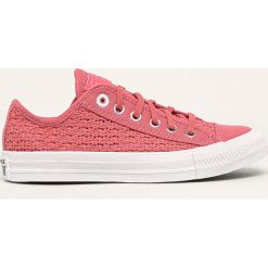 Converse - Tenisówki. Różowe trampki i tenisówki damskie Converse, bez wzorów, z gumy, na sznurówki. Za 339,90 zł.
