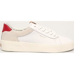 Gant - Buty skórzane Lagalilly. Białe buty sportowe damskie GANT, ze skóry. Za 479,90 zł.