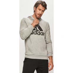 Adidas Performance - Bluza. Szare bluzy męskie adidas Performance, s, z nadrukiem, z bawełny, z kapturem, bez rękawów, z kapturem. Za 249,90 zł.
