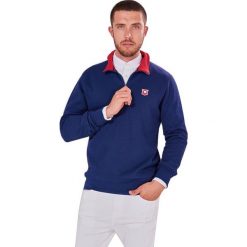 AUDEN CAVILL bluza męska AC18F SM7006 M ciemnoniebieski. Niebieskie bluzy męskie Auden Cavill, m, bez wzorów, bez kołnierzyka, bez rękawów, bez kaptura. Za 189,00 zł.