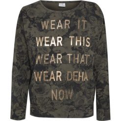 Bluza DEHA ACTIVE Print|Zielony. Zielone bluzy damskie z nadrukiem marki Deha, z dzianiny. Za 138,00 zł.