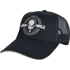 Czapki męskie: Böhse Onkelz Hockenheimring 2015 – Böhse für´s Leben – Event Logo Czapka Trucker Cap czarny