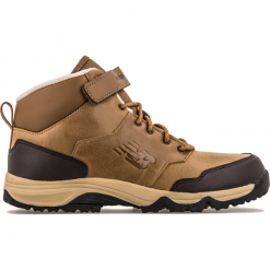 New Balance KV754KHY. Pomarańczowe buty chłopięce zimowe marki New Balance, ze skóry. Za 149,99 zł.