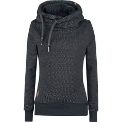 Bluzy damskie: Alife and Kickin Sarah Sweat Bluza z kapturem damska ciemnozielony