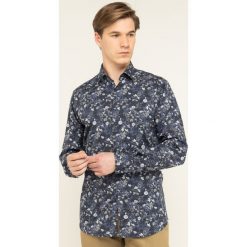 Koszula Karl Lagerfeld 605003 592651. Niebieskie koszule męskie KARL LAGERFELD, m, bez wzorów, z bawełny, biznesowe, bez kołnierzyka, bez rękawów. W wyprzedaży za 289,00 zł.