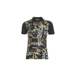 Koszulki polo z krótkim rękawem Versace Jeans B3GTA7P9-36610. Szare koszulki męskie Versace Jeans, m, bez wzorów, z jeansu, polo, z krótkim rękawem, krótkie. Za 529,00 zł.
