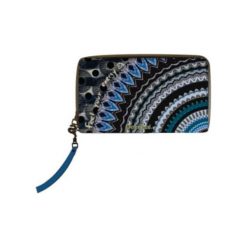 Desigual portfel damski Mone Rep Blue Friend Mini Zip wielokolorowy. Niebieskie portfele damskie Desigual, bez wzorów. Za 199,00 zł.