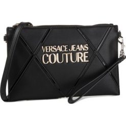 Torebka VERSACE JEANS COUTURE - E3VUBPM2 40327 899. Czarne listonoszki damskie Versace Jeans Couture, na co dzień, bez wzorów, z jeansu, bez dodatków. W wyprzedaży za 349,00 zł.