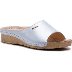 Klapki BALDACCINI - 1098500 Miami Perła/Sky Blue. Szare klapki damskie Baldaccini, bez wzorów, ze skóry, bez obcasa. W wyprzedaży za 159,00 zł.