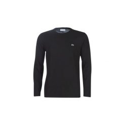 T-shirty z długim rękawem Lacoste TH6712. Czarne t-shirty męskie Lacoste, s, bez wzorów, bez kołnierzyka, długie. Za 289,00 zł.