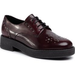 Oxfordy GEOX - D Adrya A D949TA 00038 C7005 Bordeaux. Czerwone półbuty damskie Geox, bez obcasa, na obcasie, bez zapięcia. Za 629,00 zł.