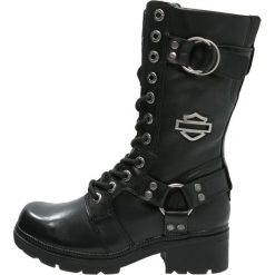 Buty zimowe damskie: Harley Davidson EDA Kozaki sznurowane black