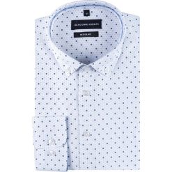 Koszula SIMONE KDBR000711. Białe koszule męskie Giacomo Conti, na lato, m, w kwiaty, z bawełny, button down, bez rękawów. Za 259,00 zł.