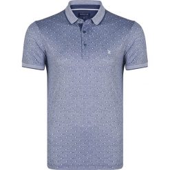 Koszulka polo w kolorze granatowym. Niebieskie koszulki męskie Giorgio di Mare, s, z haftami, z bawełny, bez rękawów. W wyprzedaży za 107,95 zł.
