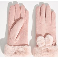 Rękawiczki - Różowy. Czerwone rękawiczki damskie Sinsay. Za 29,99 zł.