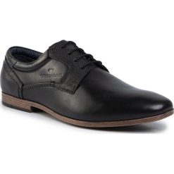 Półbuty TOM TAILOR - 7989501 Black. Czarne buty wizytowe męskie Tom Tailor, bez wzorów, ze skóry, eleganckie, bez zapięcia. Za 299,00 zł.