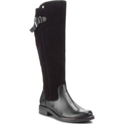 Oficerki CAPRICE - 9-25523-21 Black Comb 019. Czarne buty zimowe damskie marki Caprice, ze skóry, na obcasie. W wyprzedaży za 389,00 zł.