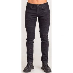 JEANSY SKINNY BIKER Armani Exchange. Czarne jeansy męskie Armani Exchange, m, z haftami. Za 559,00 zł.