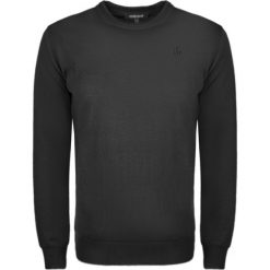 Roberto Cavalli Sweter. Swetry męskie Roberto Cavalli, bez wzorów, z okrągłym kołnierzem, bez kaptura. Za 299,00 zł.