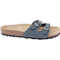 Buty damskie: Klapki w kolorze antracytowym
