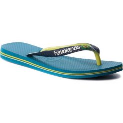 Japonki HAVAIANAS - Brasil Mix 41232060212 Turquoise. Czarne crocsy damskie marki Havaianas, z gumy, na płaskiej podeszwie. W wyprzedaży za 89,00 zł.