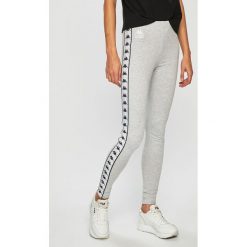 Kappa - Legginsy. Szare spodnie damskie Kappa, s, bez wzorów, z elastanu. W wyprzedaży za 89,90 zł.
