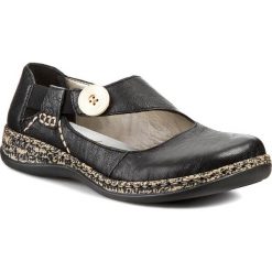 Creepersy damskie: Półbuty RIEKER - 46364-00 Black