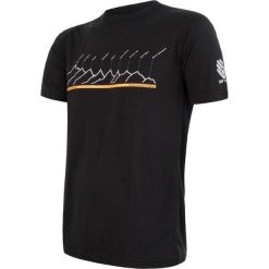 Sensor Merino Air Męska koszulka z krótkim rękawem czarna, XXL. Czarne koszulki męskie termoaktywne Sensor, xxl, bez wzorów, z krótkim rękawem. Za 255,00 zł.