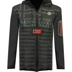 Kurtka softshellowa "Tiako" w kolorze antracytowym. Szare kurtki męskie Geographical Norway Men, m, bez wzorów, bez kaptura. W wyprzedaży za 249,95 zł.