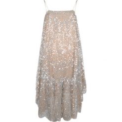 Twinset Sukienka. Sukienki damskie Twin Set, na co dzień, bez wzorów, z asymetrycznym kołnierzem, bez rękawów, asymetryczne. Za 549,00 zł.
