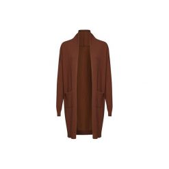 Smashed Lemon Ladies Cardigan Brown 17961/07 (Rozmiar Xs). Brązowe swetry damskie marki Smashed Lemon, xs, bez wzorów, bez rękawów, bez kaptura. W wyprzedaży za 160,00 zł.