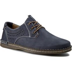 Derby męskie: Półbuty LASOCKI FOR MEN - MI07-A379-A231-01 Denim