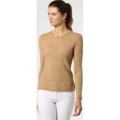 Marie Lund - Sweter damski, beżowy. Brązowe swetry damskie Marie Lund, l, bez wzorów, z kaszmiru, eleganckie, bez rękawów, bez kaptura. Za 399,95 zł.