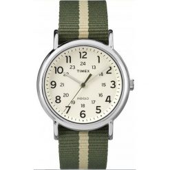 Zegarek Timex Męski TW2P72100 Weekender Indiglo zielony. Zielone zegarki męskie marki Timex. Za 273,83 zł.