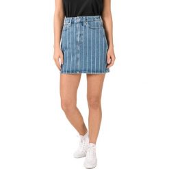 Calvin Klein Spódnica Niebieski. Niebieskie spódniczki damskie Calvin Klein, w paski, z elastanu. Za 445,95 zł.