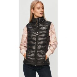 EA7 Emporio Armani - Bezrękawnik. Niebieskie kurtki damskie EA7 Emporio Armani, s, bez wzorów, z poliesteru. Za 629,90 zł.