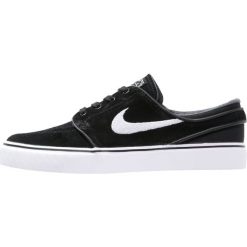 Nike SB ZOOM STEFAN JANOSKI Obuwie deskorolkowe black/white. Czarne trampki i tenisówki damskie marki Nike SB, bez wzorów, ze skóry, bez zapięcia. Za 349,00 zł.