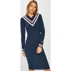 Ellesse - Sukienka. Niebieskie sukienki damskie marki Ellesse, na co dzień, bez wzorów, z elastanu, casualowe, bez kołnierzyka, bez rękawów, mini, proste. W wyprzedaży za 159,90 zł.