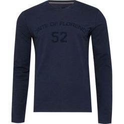 T-shirt CONTE OF FLORENCE JAFFE. Niebieskie t-shirty męskie Conte of Florence, na jesień, m, bez wzorów, z bawełny, klasyczne, z klasycznym kołnierzykiem, długie. W wyprzedaży za 132,00 zł.
