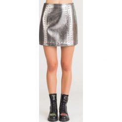 SPÓDNICA MY TWIN TWINSET. Szare spódniczki damskie Twinset, na co dzień, xs, z aplikacjami, mini, proste. Za 318,45 zł.