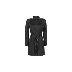 Sukienki krótkie Vero Moda VMLACY. Czarne sukienki damskie Vero Moda, s, bez wzorów, bez kołnierzyka, z krótkim rękawem, krótkie, mini. Za 119,40 zł.
