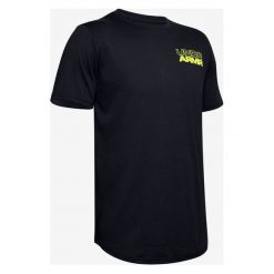Under Armour Baseline Photoreal Koszulka Czarny. Czarne podkoszulki męskie Under Armour, m, z nadrukiem, z bawełny, z krótkim rękawem. Za 137,95 zł.