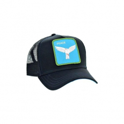 Czapki z daszkiem Goorin GORRA Bros. PEACE. Czarne czapki męskie Goorin. Za 155,23 zł.