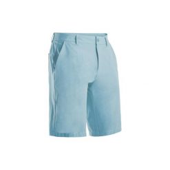 Spodenki do golfa Ultralight męskie. Zielone spodenki i szorty męskie INESIS, m, bez wzorów, z elastanu. Za 99,99 zł.