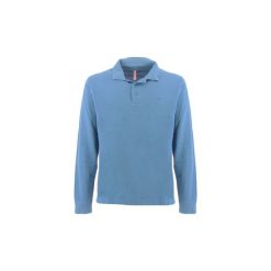 Koszulki polo z krótkim rękawem Sun68 27101. Niebieskie koszulki męskie SUN68, m, bez wzorów, z krótkim rękawem. Za 332,45 zł.